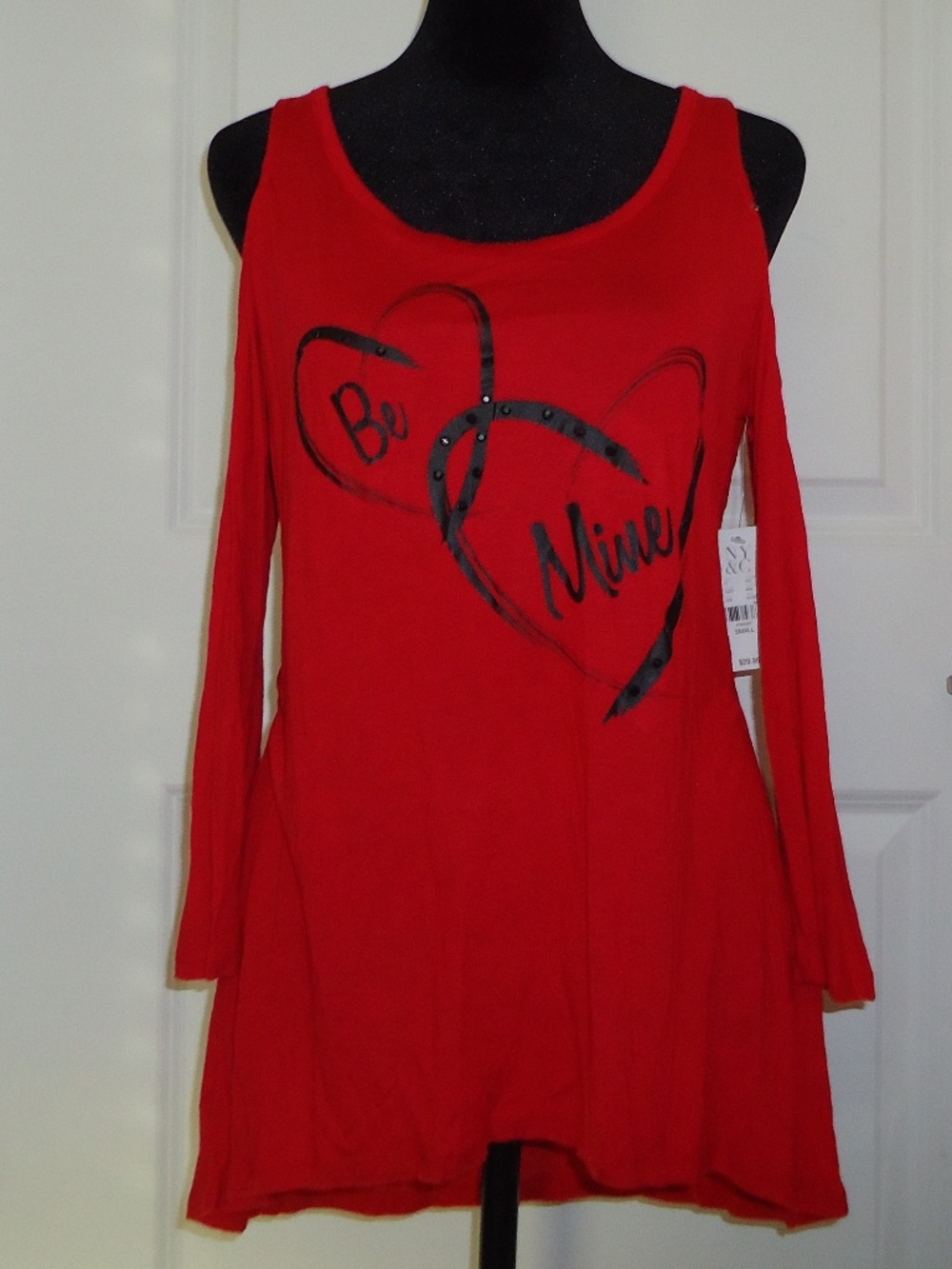 NWT Soho Women's Stretch Red Blouse Size-S